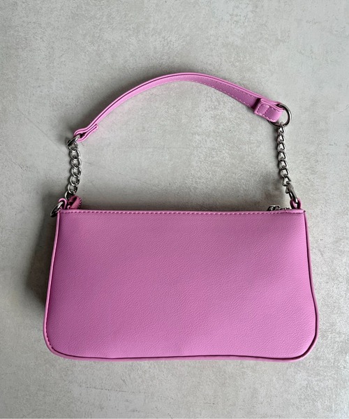 prose verse（プロズヴェール）の「チェーン2wayショルダーバッグ（ショルダーバッグ・レディース・ブラック/グリーン/アイボリー/ピンク・ﾌﾘ-）」の9枚目の写真