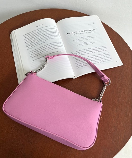 prose verse（プロズヴェール）の「チェーン2wayショルダーバッグ（ショルダーバッグ・レディース・ブラック/グリーン/アイボリー/ピンク・ﾌﾘ-）」の10枚目の写真