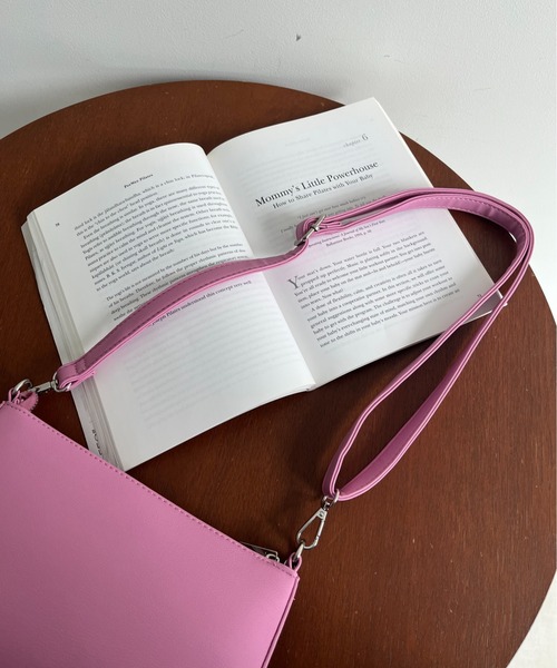 prose verse（プロズヴェール）の「チェーン2wayショルダーバッグ（ショルダーバッグ・レディース・ブラック/グリーン/アイボリー/ピンク・ﾌﾘ-）」の13枚目の写真