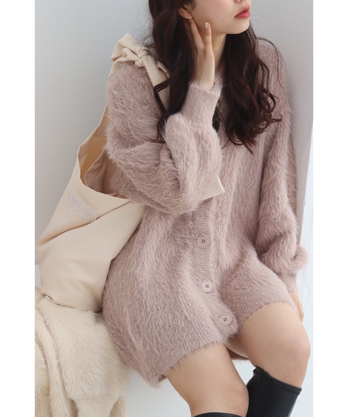 muguet（ミュゲ）の「shell button shgaggy mini op（カーディガン/ボレロ・レディース・ピンクベージュ/ピンク/アイボリー・FREE）」の11枚目の写真