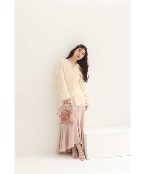 muguet（ミュゲ）の「shell button shgaggy mini op（カーディガン/ボレロ・レディース・ピンクベージュ/ピンク/アイボリー・FREE）」の14枚目の写真
