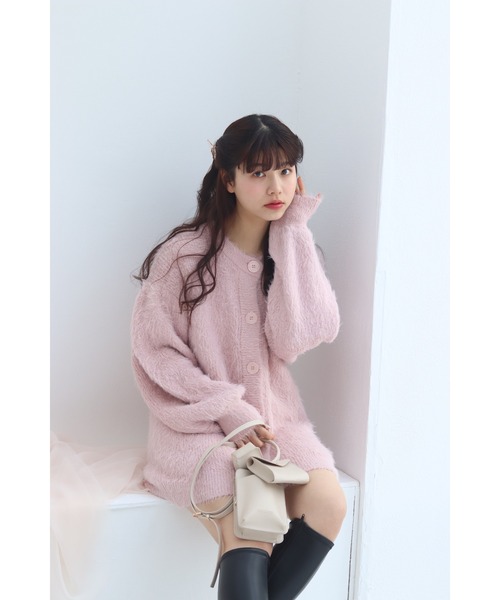 muguet（ミュゲ）の「shell button shgaggy mini op（カーディガン/ボレロ・レディース・ピンクベージュ/ピンク/アイボリー・FREE）」の22枚目の写真