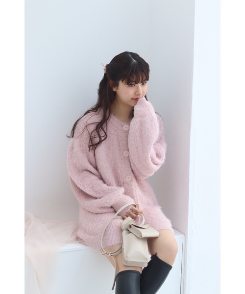 muguet（ミュゲ）の「shell button shgaggy mini op（カーディガン/ボレロ・レディース・ピンクベージュ/ピンク/アイボリー・FREE）」の15枚目の写真