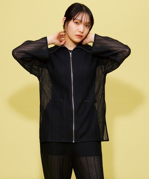 FOREVER 21（フォーエバー トゥエンティーワン）の「【VINTAGE】フロントジップレースシャツ（シャツ/ブラウス・レディース・ホワイト/ブラック・FREE）」の16枚目の写真