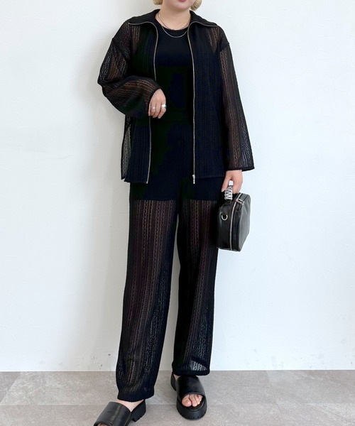 FOREVER 21（フォーエバー トゥエンティーワン）の「【VINTAGE】フロントジップレースシャツ（シャツ/ブラウス・レディース・ホワイト/ブラック・FREE）」の18枚目の写真