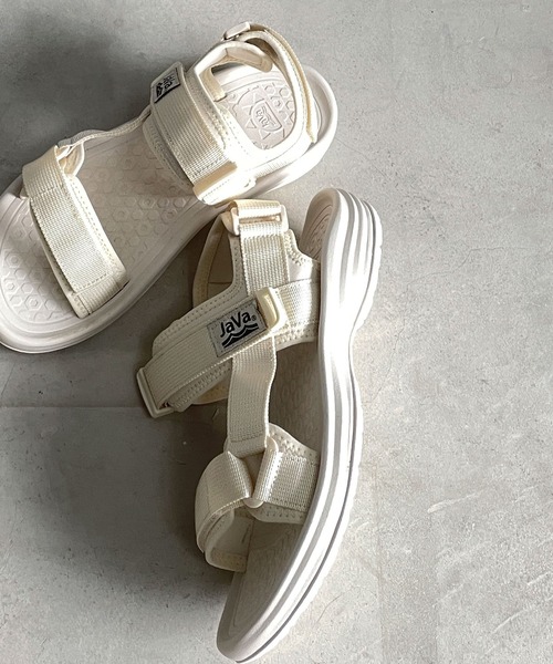 Java(ジャバ)の「《JaVaジャバコラボ》スポーティーストラップベルクロサンダル(サンダル・メンズ・ブラック/ブラック×ホワイト/ホワイト系その他/カモフラージュ・23.0cm/24.0cm/25.0cm/28.0cm/26.0cm/27.0cm)」の7枚目の写真