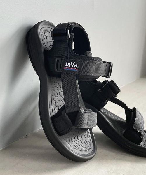 Java(ジャバ)の「《JaVaジャバコラボ》スポーティーストラップベルクロサンダル(サンダル・メンズ・ブラック/ブラック×ホワイト/ホワイト系その他/カモフラージュ・23.0cm/24.0cm/25.0cm/28.0cm/26.0cm/27.0cm)」の6枚目の写真