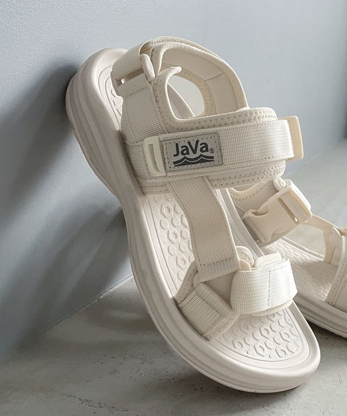 Java(ジャバ)の「《JaVaジャバコラボ》スポーティーストラップベルクロサンダル(サンダル・メンズ・ブラック/ブラック×ホワイト/ホワイト系その他/カモフラージュ・23.0cm/24.0cm/25.0cm/28.0cm/26.0cm/27.0cm)」の8枚目の写真