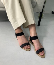 ラインストーンサンダル