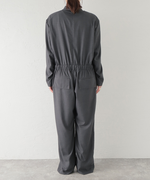 MIOSMOKEY(MIOSMOKEY)の「【MIOSMOKEY/ミオズモーキ】ALL IN ONE:オールインワン(つなぎ/オールインワン・レディース・チャコールグレー・38)」の17枚目の写真