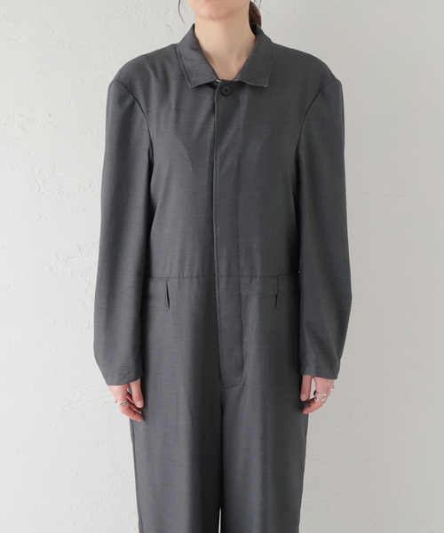 MIOSMOKEY(MIOSMOKEY)の「【MIOSMOKEY/ミオズモーキ】ALL IN ONE:オールインワン(つなぎ/オールインワン・レディース・チャコールグレー・38)」の11枚目の写真