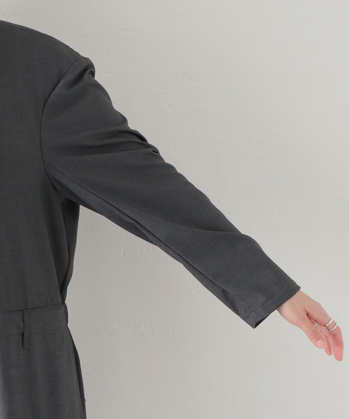 MIOSMOKEY(MIOSMOKEY)の「【MIOSMOKEY/ミオズモーキ】ALL IN ONE:オールインワン(つなぎ/オールインワン・レディース・チャコールグレー・38)」の21枚目の写真