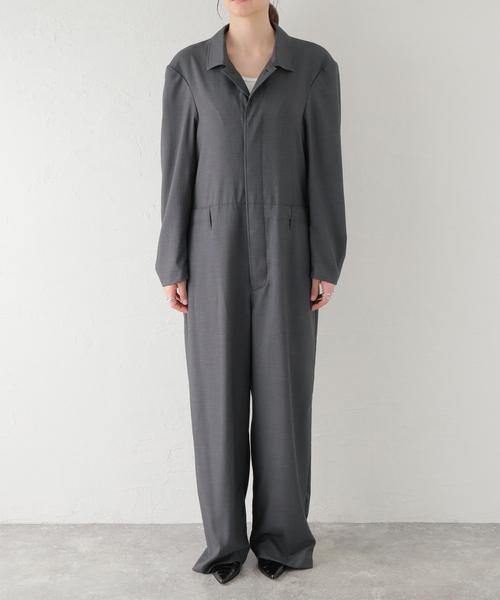 MIOSMOKEY(MIOSMOKEY)の「【MIOSMOKEY/ミオズモーキ】ALL IN ONE:オールインワン(つなぎ/オールインワン・レディース・チャコールグレー・38)」の22枚目の写真