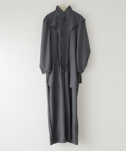 MIOSMOKEY(MIOSMOKEY)の「【MIOSMOKEY/ミオズモーキ】ALL IN ONE:オールインワン(つなぎ/オールインワン・レディース・チャコールグレー・38)」の16枚目の写真