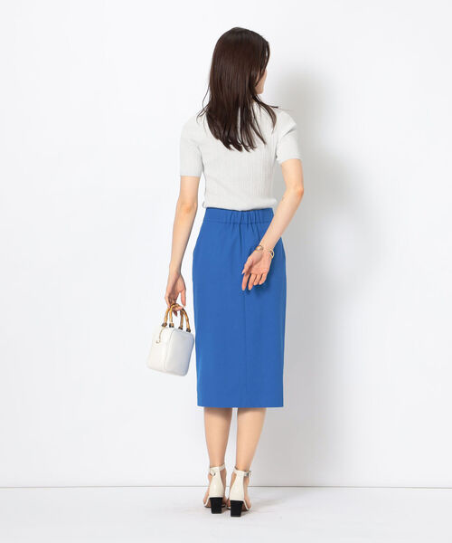 NOLLEY’S Sophi(ノーリーズソフィ)の「《手洗い可能》綿アセラメランダムリブプルオーバーニット(ニット/セーター・レディース・ブラック/サックスブルー/シルバー/ゴールド・38/36)」の18枚目の写真