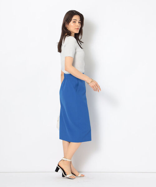 NOLLEY’S Sophi(ノーリーズソフィ)の「《手洗い可能》綿アセラメランダムリブプルオーバーニット(ニット/セーター・レディース・ブラック/サックスブルー/シルバー/ゴールド・38/36)」の19枚目の写真