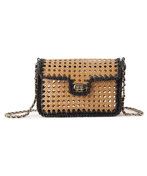 OPAQUE.CLIP(オペークドットクリップ)の「◆≪ヒルナンデス!で紹介≫ 異素材コンビチェーンショルダー(ショルダーバッグ・レディース・ブラック・00)」の9枚目の写真