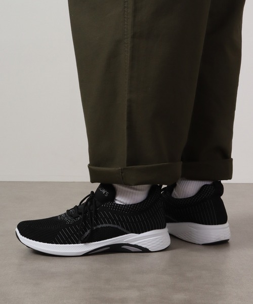 PERSON'S(パーソンズ)の「PERSON'S ニットスニーカー(スニーカー・メンズ・ブラック×ライム/ブラック×グレー・26/25.5/26.5/25/27)」の8枚目の写真