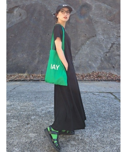 Lee（リー）の「【Lee】デニムポケットワンピース（ワンピース・レディース・ブラック・M/L）」の13枚目の写真