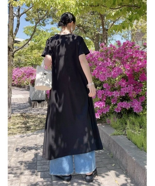 Lee（リー）の「【Lee】デニムポケットワンピース（ワンピース・レディース・ブラック・M/L）」の9枚目の写真