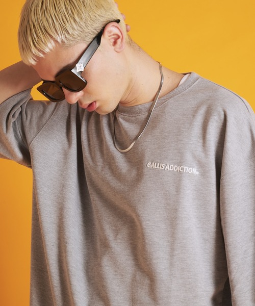 GALLIS ADDICTION（ガリスアディクション）の「GA ミニ裏毛 TEE（Tシャツ/カットソー・メンズ・ブラック/グレー/ホワイト・M/L）」の3枚目の写真