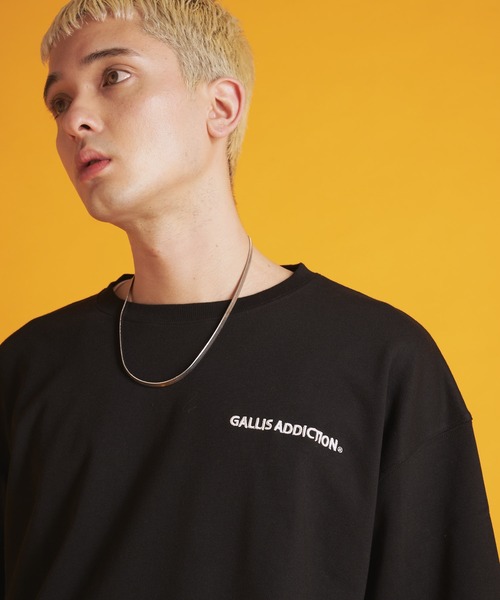 GALLIS ADDICTION（ガリスアディクション）の「GA ミニ裏毛 TEE（Tシャツ/カットソー・メンズ・ブラック/グレー/ホワイト・M/L）」の6枚目の写真