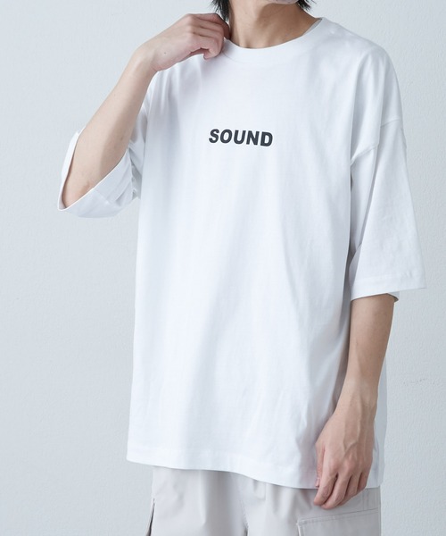 COLONY 2139(コロニートゥーワンスリーナイン)の「2139T(sound)(Tシャツ/カットソー・メンズ・ホワイト系その他/ブラック/ホワイト・MEDIUM/LARGE)」の2枚目の写真