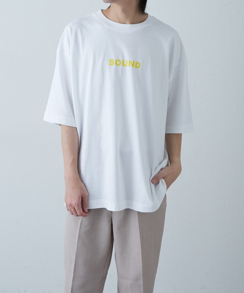 COLONY 2139(コロニートゥーワンスリーナイン)の「2139T(sound)(Tシャツ/カットソー・メンズ・ホワイト系その他/ブラック/ホワイト・MEDIUM/LARGE)」の4枚目の写真