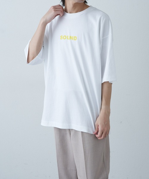 COLONY 2139(コロニートゥーワンスリーナイン)の「2139T(sound)(Tシャツ/カットソー・メンズ・ホワイト系その他/ブラック/ホワイト・MEDIUM/LARGE)」の5枚目の写真