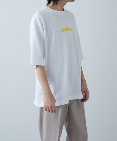 COLONY 2139(コロニートゥーワンスリーナイン)の「2139T(sound)(Tシャツ/カットソー・メンズ・ホワイト系その他/ブラック/ホワイト・MEDIUM/LARGE)」の9枚目の写真