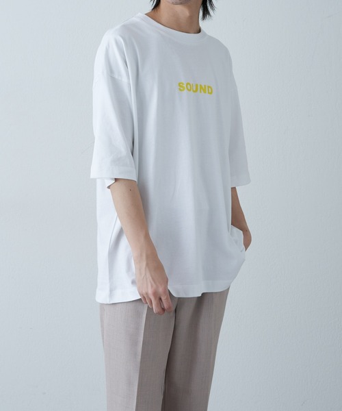 COLONY 2139(コロニートゥーワンスリーナイン)の「2139T(sound)(Tシャツ/カットソー・メンズ・ホワイト系その他/ブラック/ホワイト・MEDIUM/LARGE)」の10枚目の写真