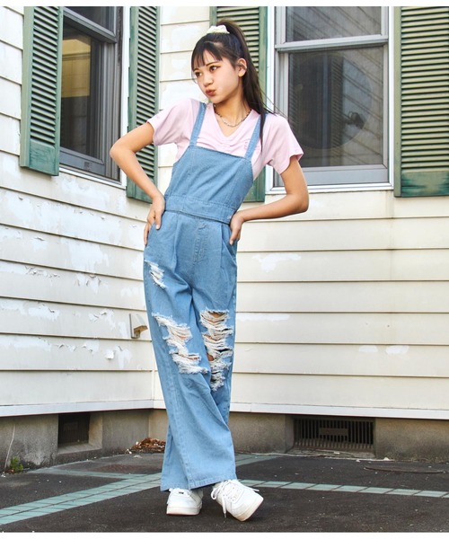 ANAP GｉRL（アナップガール）の「シャーリングトップスカットソー（Tシャツ/カットソー・キッズ・グリーン/アイボリー/ピンク・S/M/XS）」の11枚目の写真