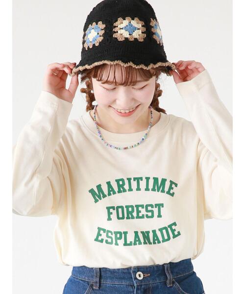 ehka sopo（エヘカソポ）の「クロシェニットハット（ハット・レディース・キナリ/ベージュ/ブラック・ﾌﾘ-）」の4枚目の写真