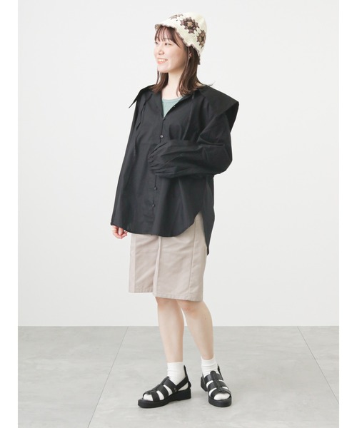 ehka sopo（エヘカソポ）の「クロシェニットハット（ハット・レディース・キナリ/ベージュ/ブラック・ﾌﾘ-）」の9枚目の写真