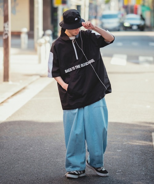 STARTER（スターター）の「【STARTER】別注 ツイル バケットハット STA23-102（ハット・メンズ・キャメル/ブラック/ネイビー/カーキ・FREE）」の5枚目の写真