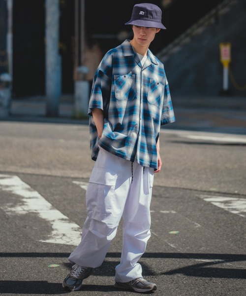 STARTER（スターター）の「【STARTER】別注 ツイル バケットハット STA23-102（ハット・メンズ・キャメル/ブラック/ネイビー/カーキ・FREE）」の21枚目の写真