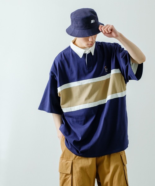 STARTER（スターター）の「【STARTER】別注 ツイル バケットハット STA23-102（ハット・メンズ・キャメル/ブラック/ネイビー/カーキ・FREE）」の22枚目の写真