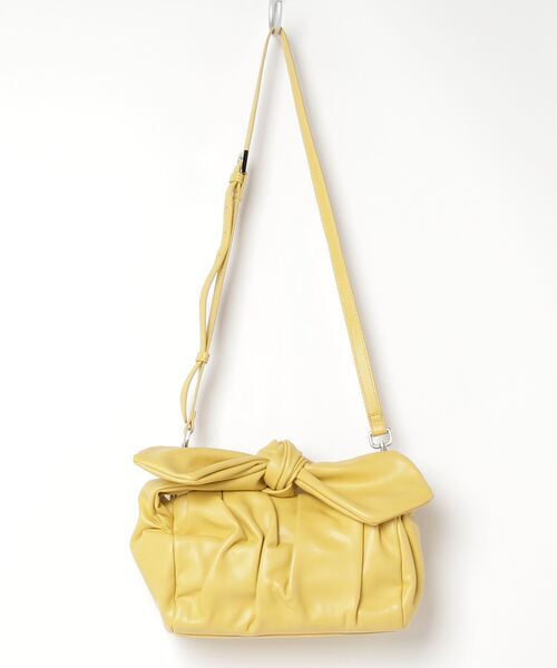 ForBitches Bow bag リボンバッグ/イエロー リボン型イエロー ForBitches Bow bag リボンバッグ/イエロー リボン型イエロー