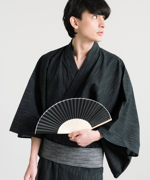 浴衣 しゃぼん玉 縦縞模様 キャバ浴衣 ストライプ レトロモダン
