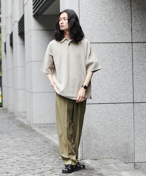 coen(コーエン)の「センタープレス2タックルーズテーパードスラックス(スラックス・メンズ・オリーブ/ダークグレー/ブラック/ベージュ・L/XL/M/S)」の9枚目の写真