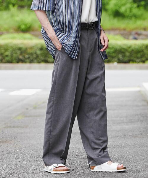 coen(コーエン)の「センタープレス2タックルーズテーパードスラックス(スラックス・メンズ・オリーブ/ダークグレー/ブラック/ベージュ・L/XL/M/S)」の11枚目の写真