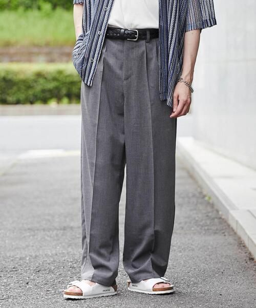 coen(コーエン)の「センタープレス2タックルーズテーパードスラックス(スラックス・メンズ・オリーブ/ダークグレー/ブラック/ベージュ・L/XL/M/S)」の13枚目の写真