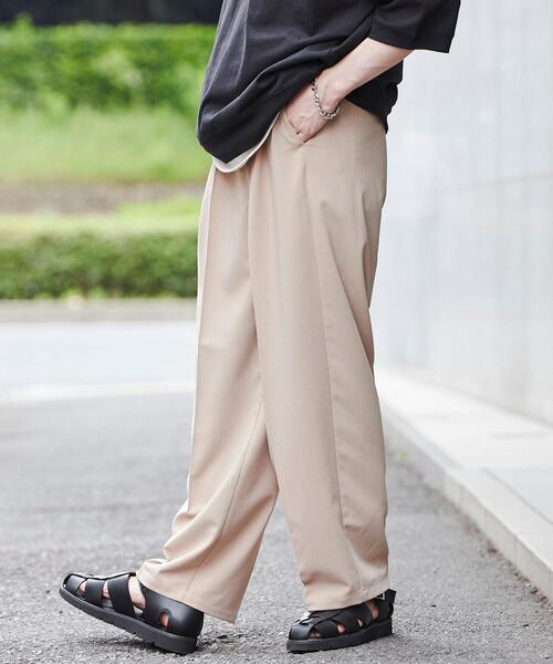 coen(コーエン)の「センタープレス2タックルーズテーパードスラックス(スラックス・メンズ・オリーブ/ダークグレー/ブラック/ベージュ・L/XL/M/S)」の16枚目の写真