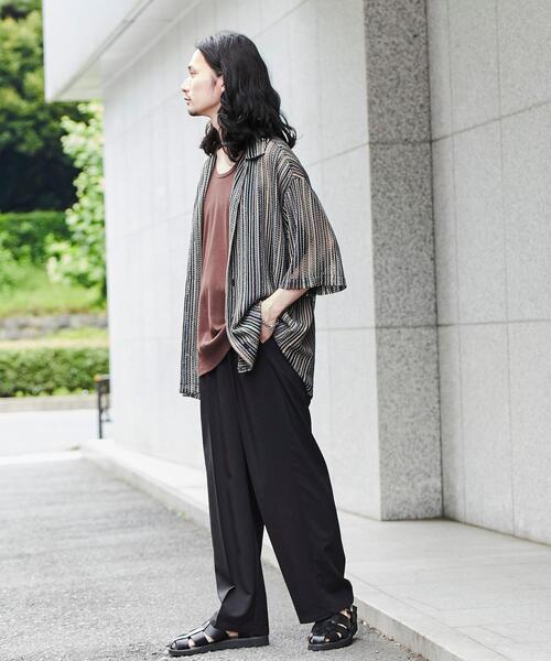 coen(コーエン)の「センタープレス2タックルーズテーパードスラックス(スラックス・メンズ・オリーブ/ダークグレー/ブラック/ベージュ・L/XL/M/S)」の19枚目の写真