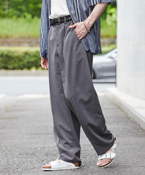 coen(コーエン)の「センタープレス2タックルーズテーパードスラックス(スラックス・メンズ・オリーブ/ダークグレー/ブラック/ベージュ・L/XL/M/S)」の21枚目の写真