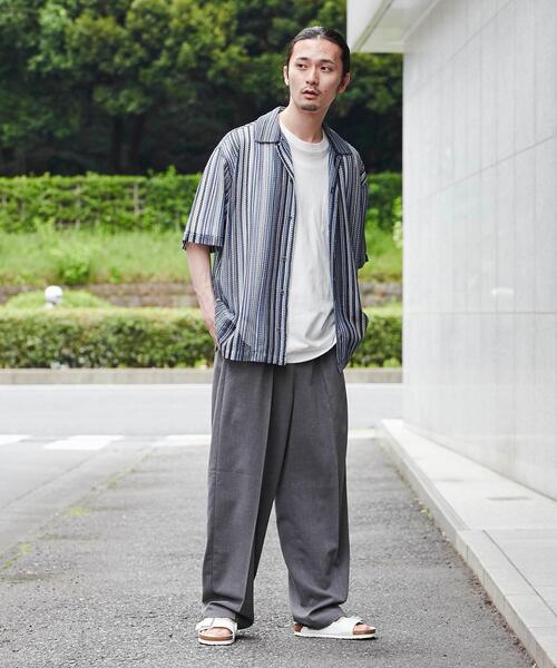 coen(コーエン)の「センタープレス2タックルーズテーパードスラックス(スラックス・メンズ・オリーブ/ダークグレー/ブラック/ベージュ・L/XL/M/S)」の22枚目の写真