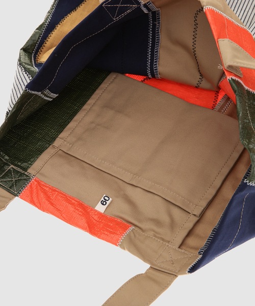 バッグ KHOKI 23AW Color-block vinyl tote bag KHOKI（コッキ）の「【KHOKI / コッキ】Color-block vinyl bag