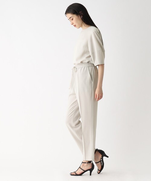 OPAQUE.CLIP（オペークドットクリップ）の「◆着丈が選べる！イージーテーパードパンツ/セットアップ対応【洗濯機洗い可/イージーケア/ストレッチ】（その他パンツ・レディース・ブラック/ライトグレー/ライトブルー/ボルドー・42/40/02/34/03/36/38）」の10枚目の写真