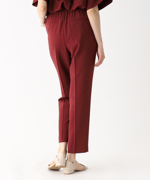 OPAQUE.CLIP（オペークドットクリップ）の「◆着丈が選べる！イージーテーパードパンツ/セットアップ対応【洗濯機洗い可/イージーケア/ストレッチ】（その他パンツ・レディース・ブラック/ライトグレー/ライトブルー/ボルドー・42/40/02/34/03/36/38）」の6枚目の写真