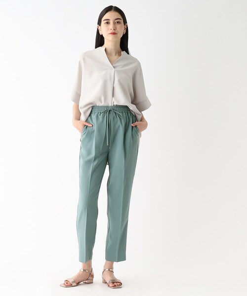 OPAQUE.CLIP（オペークドットクリップ）の「◆着丈が選べる！イージーテーパードパンツ/セットアップ対応【洗濯機洗い可/イージーケア/ストレッチ】（その他パンツ・レディース・ブラック/ライトグレー/ライトブルー/ボルドー・42/40/02/34/03/36/38）」の20枚目の写真